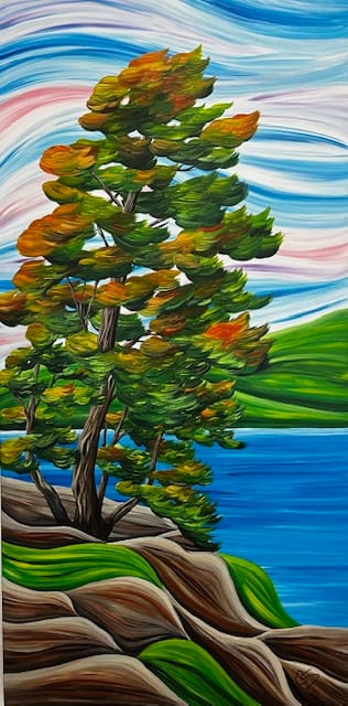 The Colours of Fall by Chris Schaefer  Image: Stylized Landscape
