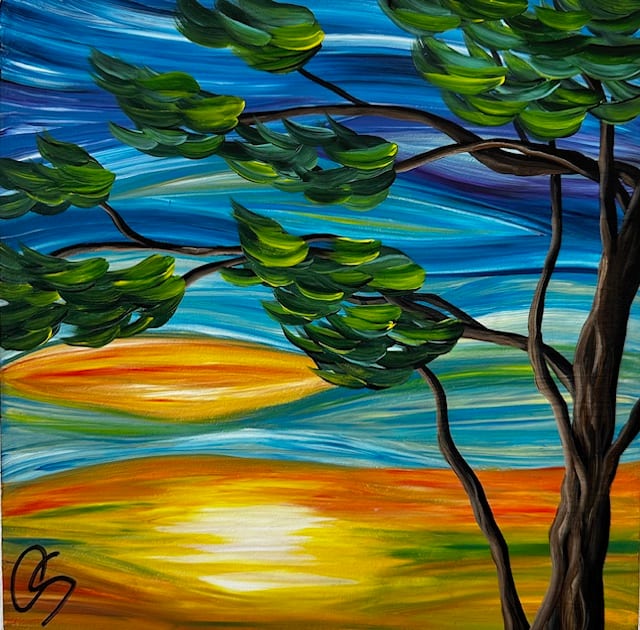 Twilight Shines by Chris Schaefer  Image: Stylized Landscape