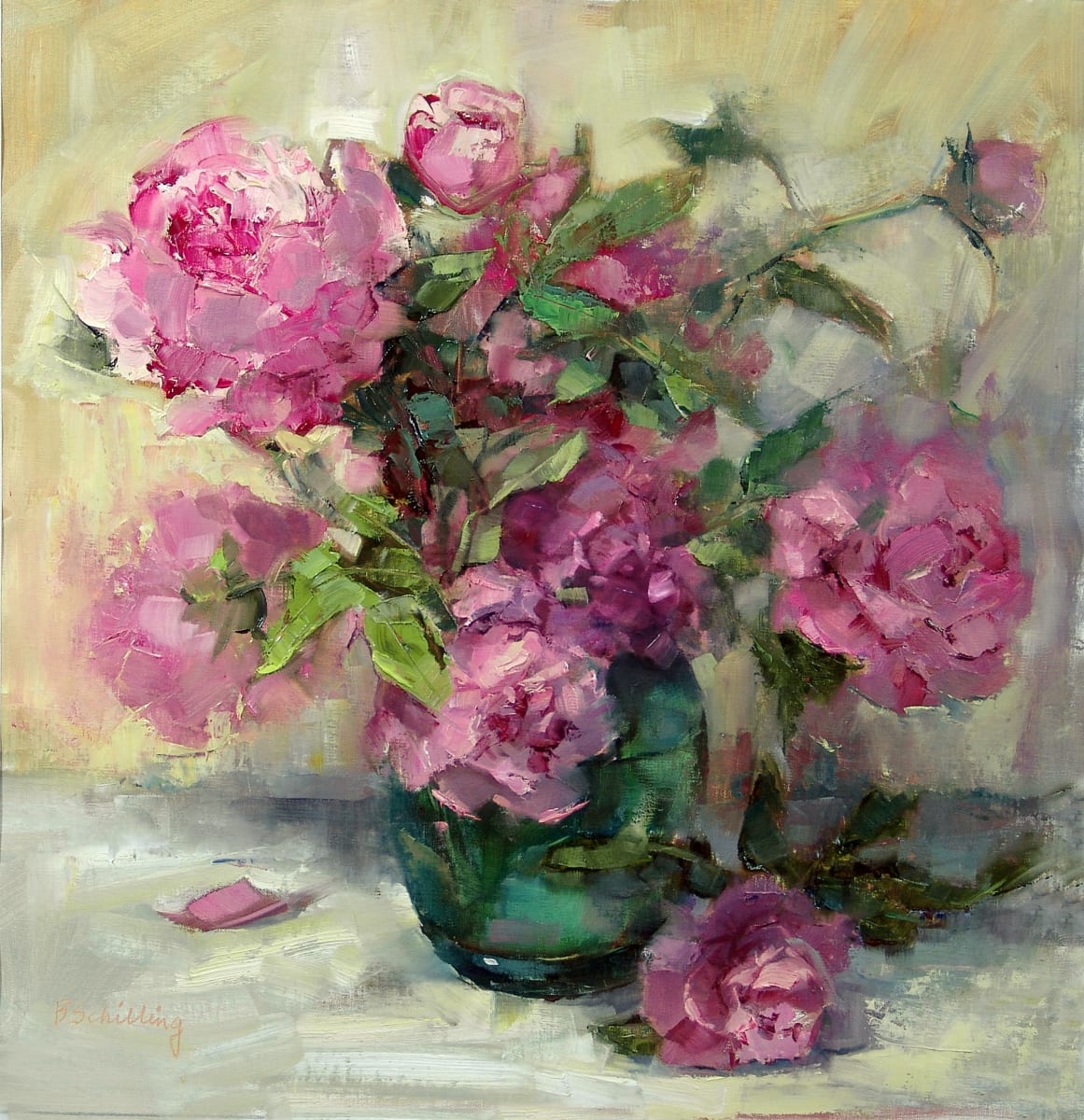 Alexander Fleming Peonies by Barbara Schilling 