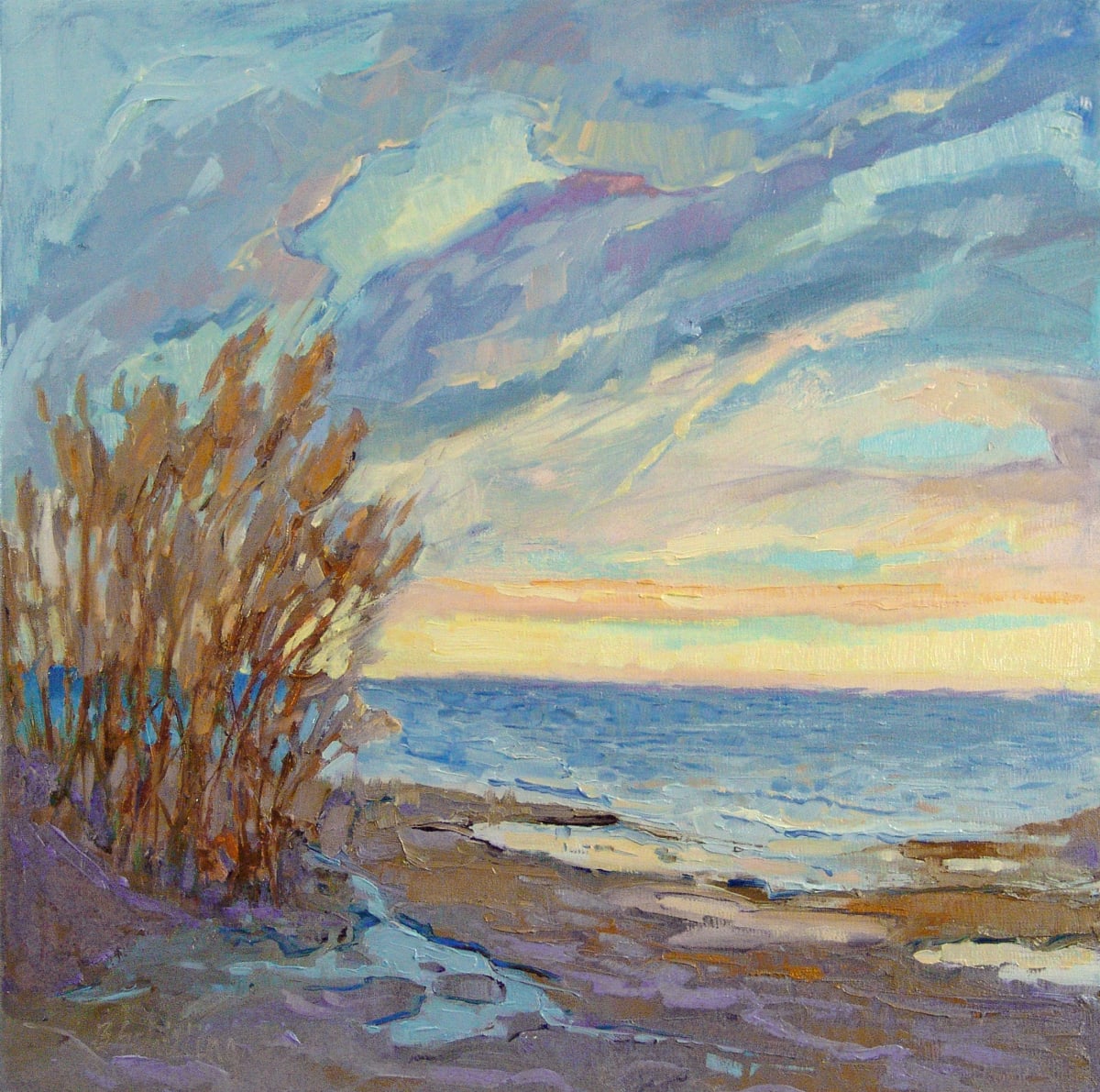 Bending  with the Wind by Barbara Schilling 