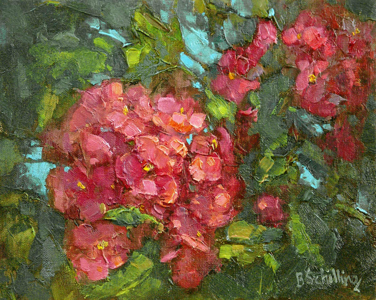 Birthday Hydrangeas by Barbara Schilling, Image 1.