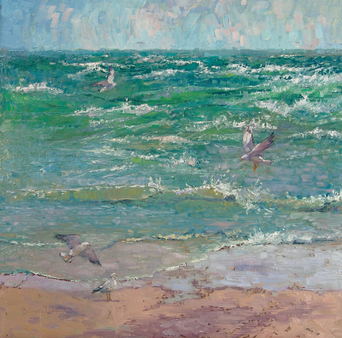 Wind Surfing by Barbara Schilling, Image 1.