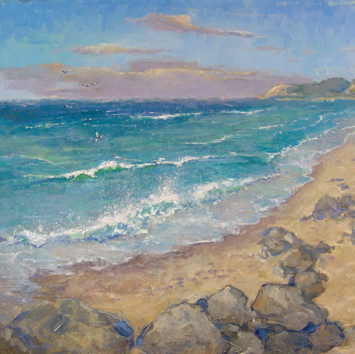Empire Beach Waves by Barbara Schilling 