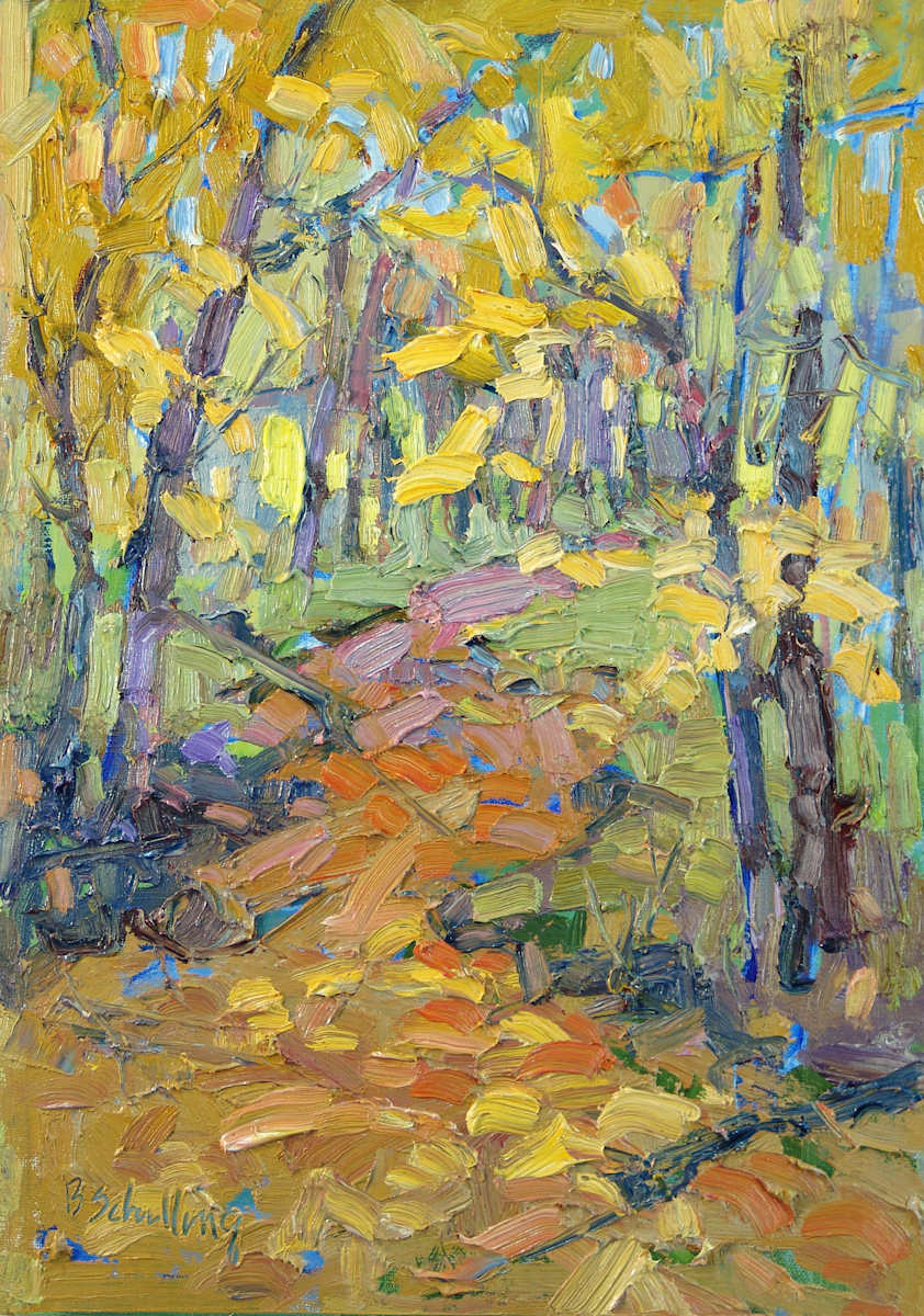 Golden Leaves by Barbara Schilling, Image 1.