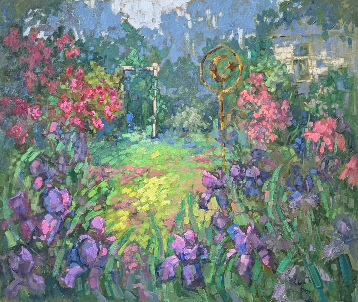 Iris Gardens by Barbara Schilling 