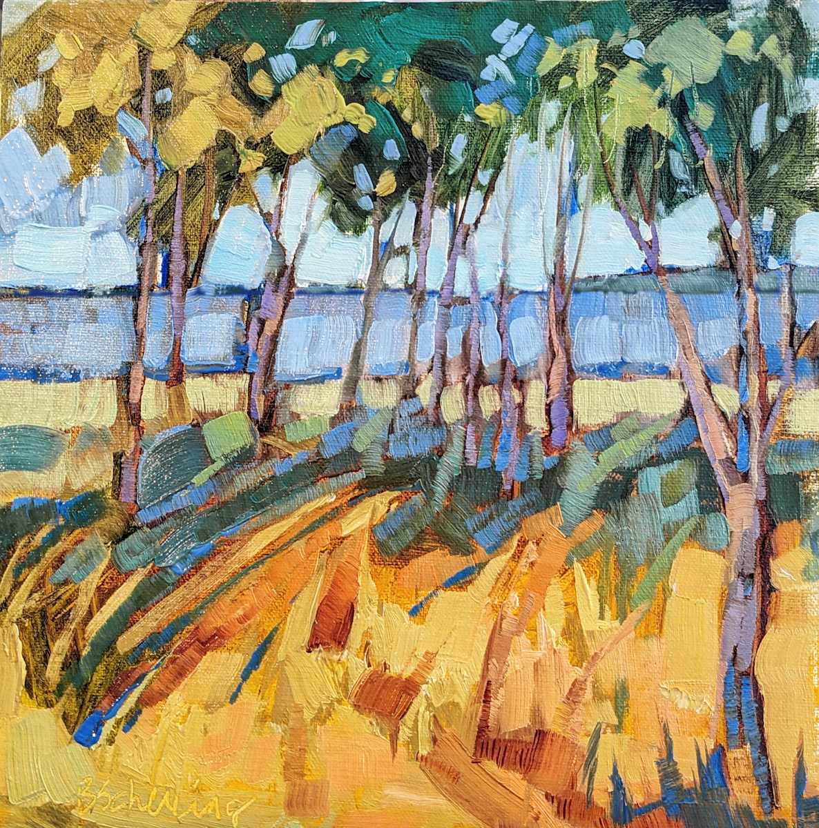 Lakeside Study by Barbara Schilling, Image 1.
