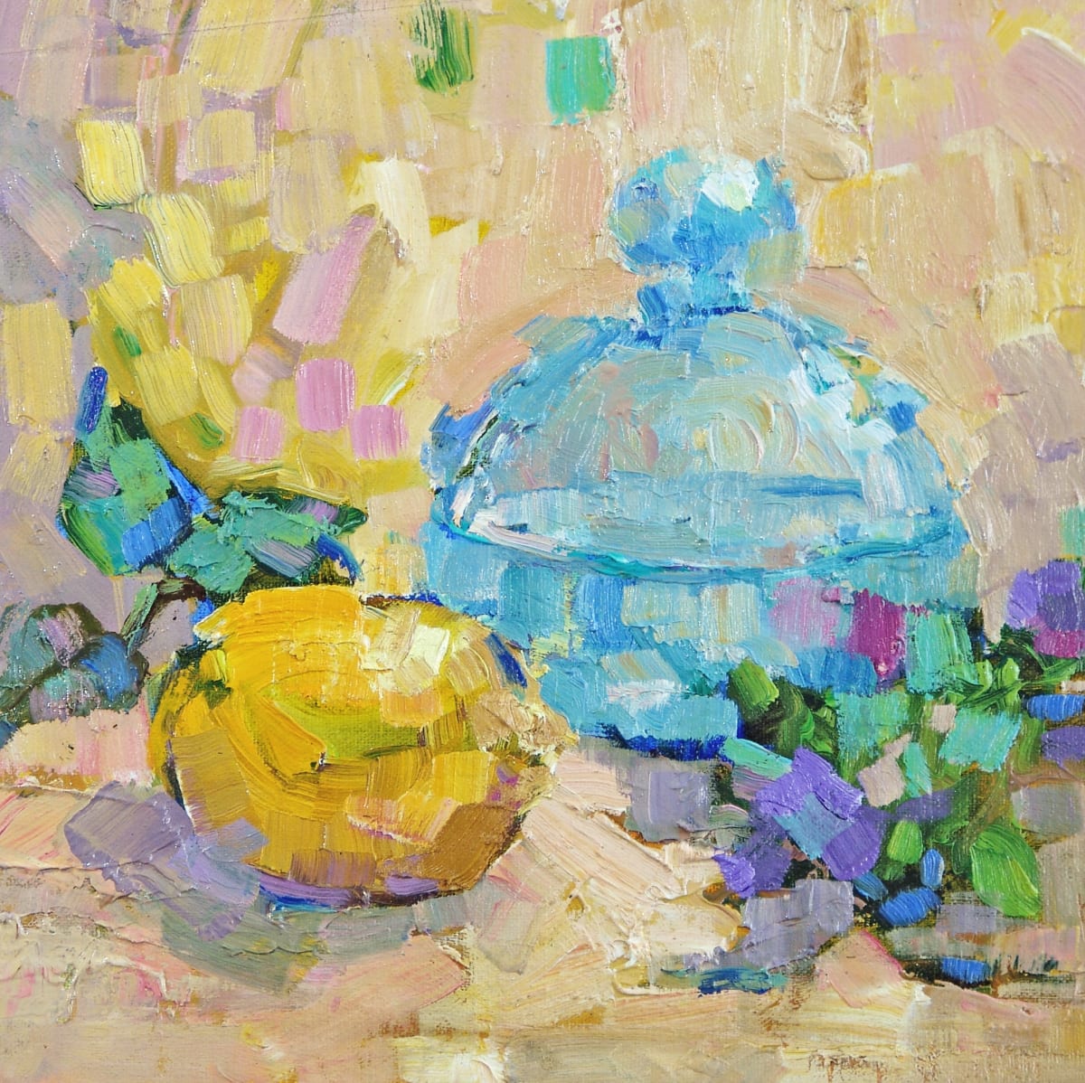Lemony Still Life by Barbara Schilling 