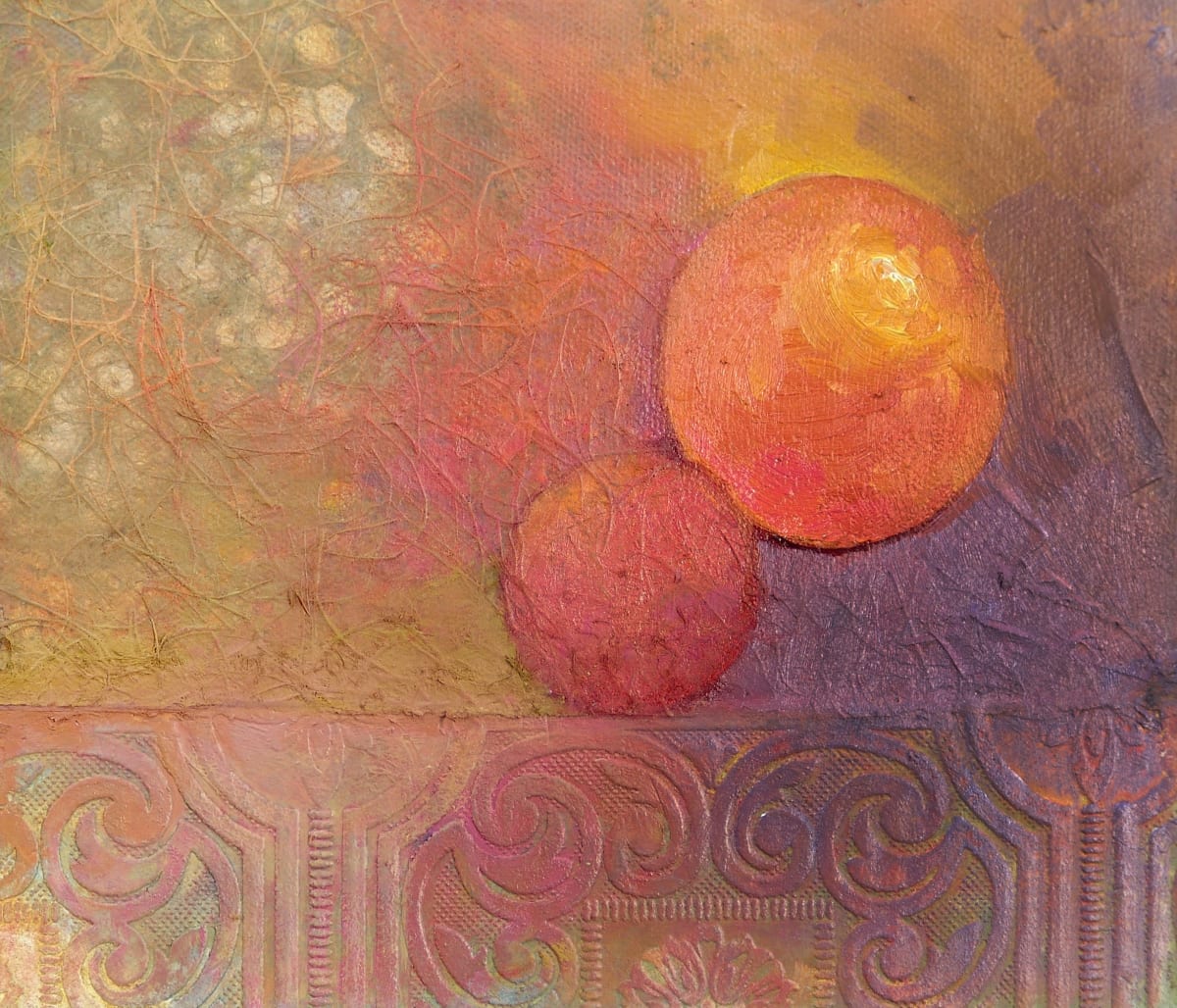 Orange Globes by Barbara Schilling  Image: unframed