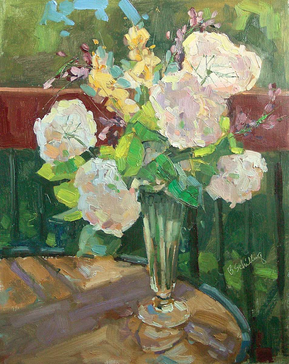Patio Hydrangeas by Barbara Schilling, Image 1.