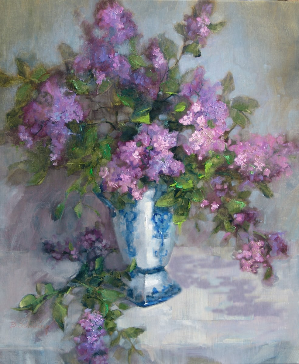 Penny's Lilacs by Barbara Schilling 