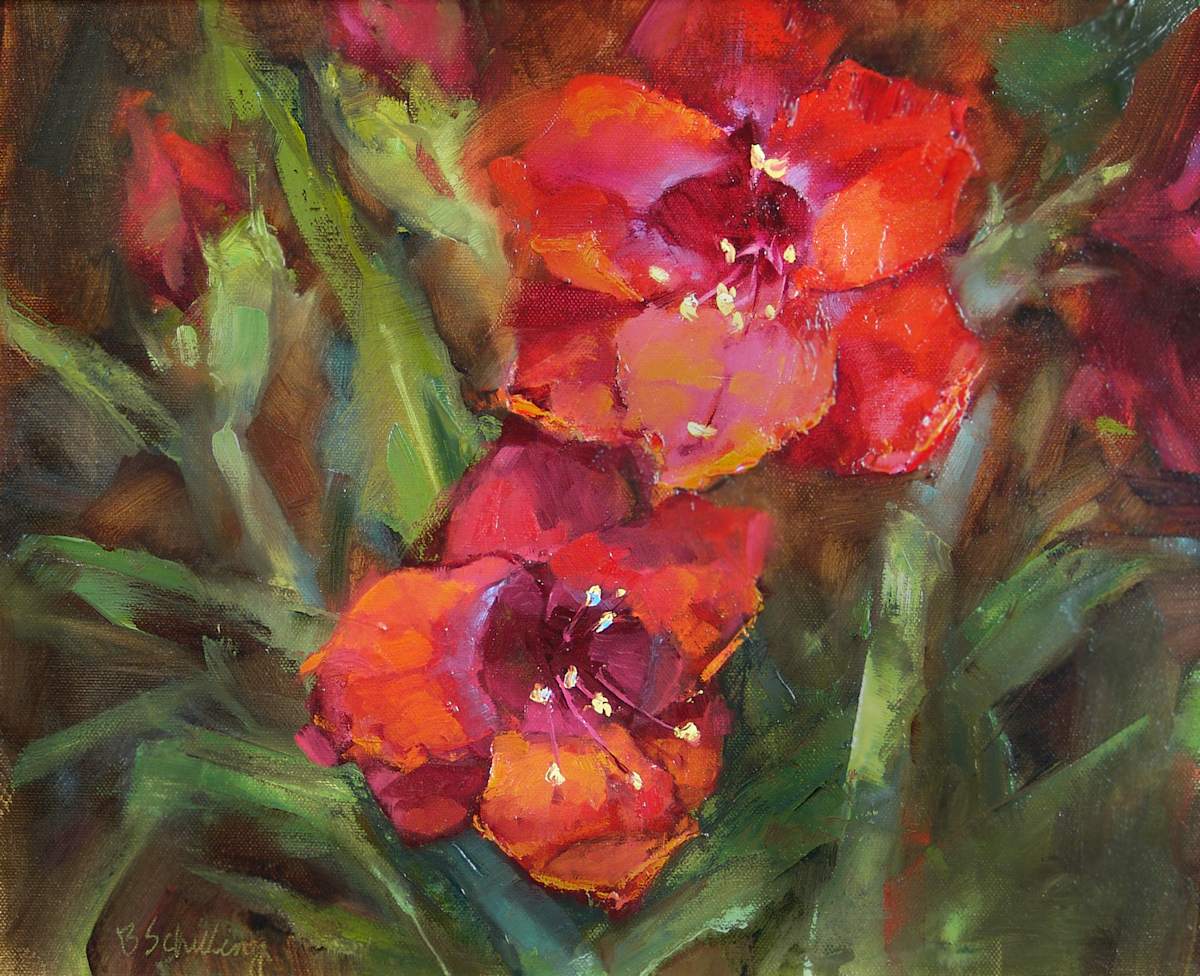 Amaryllis Study by Barbara Schilling 