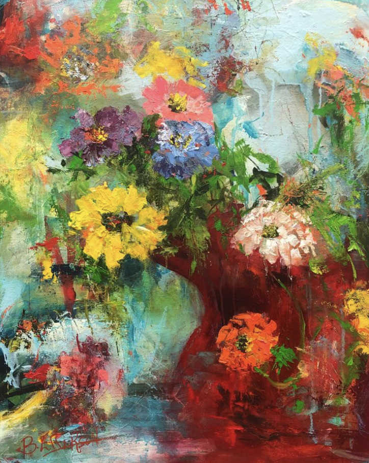 Gagee's Red Pitcher by Betty Efferson 