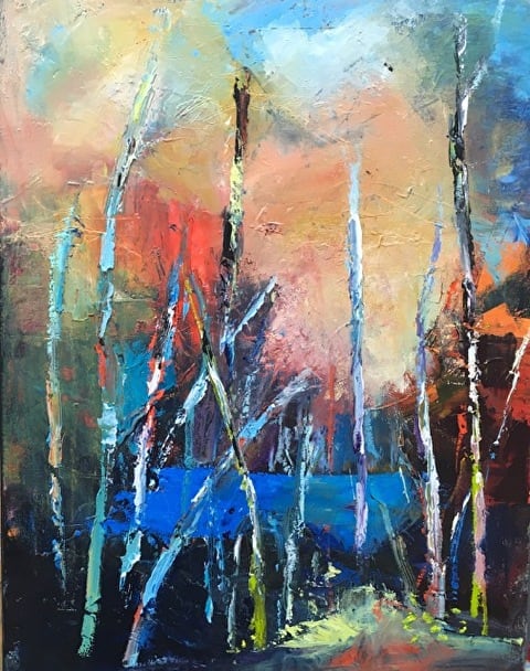 Colorful Trees II 2/2 by Betty Efferson 