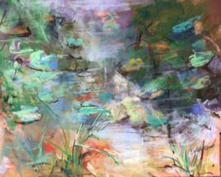 Lily Pad Study by Betty Efferson 