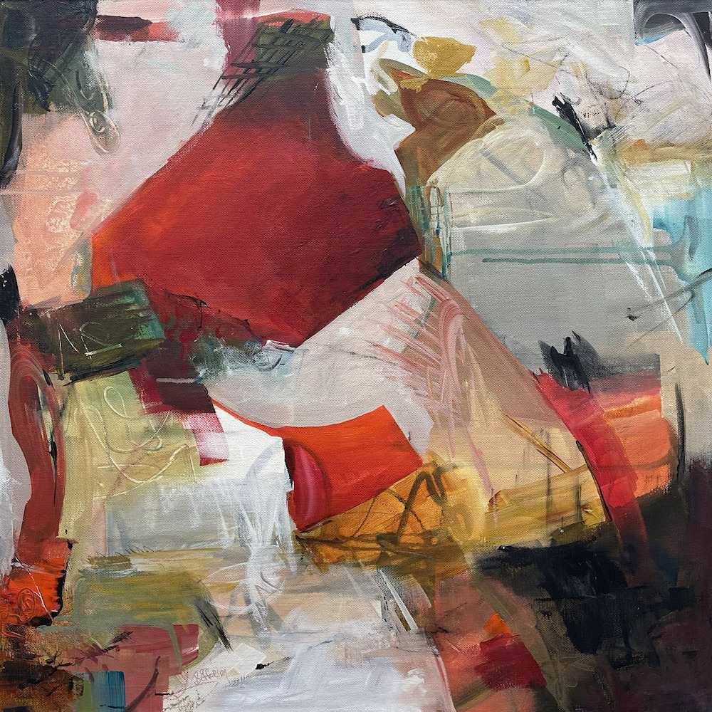 Red Painting #2 by Betty Efferson 