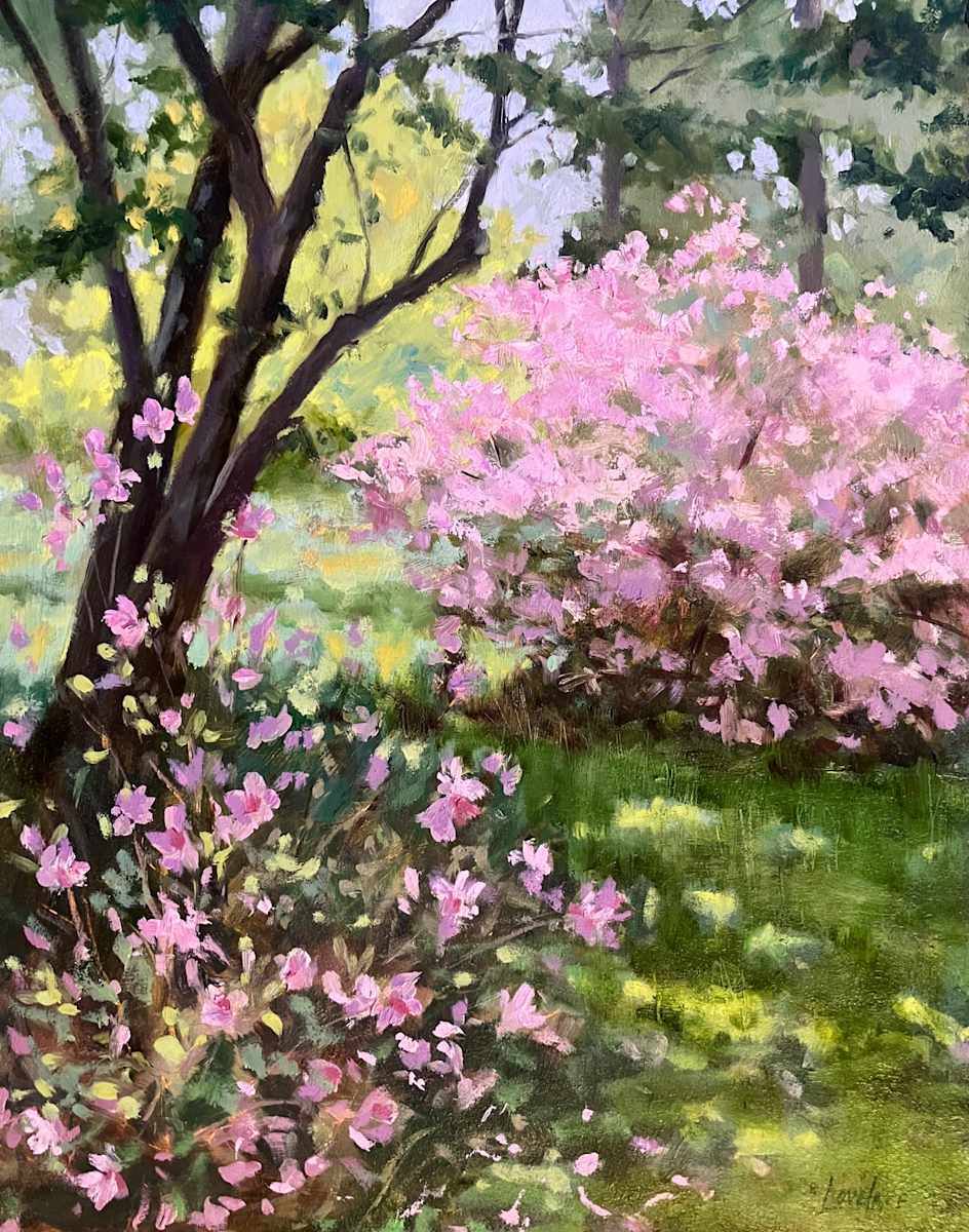 Azalea Blooming by Deborah Lovelace Richardson, Image 3.