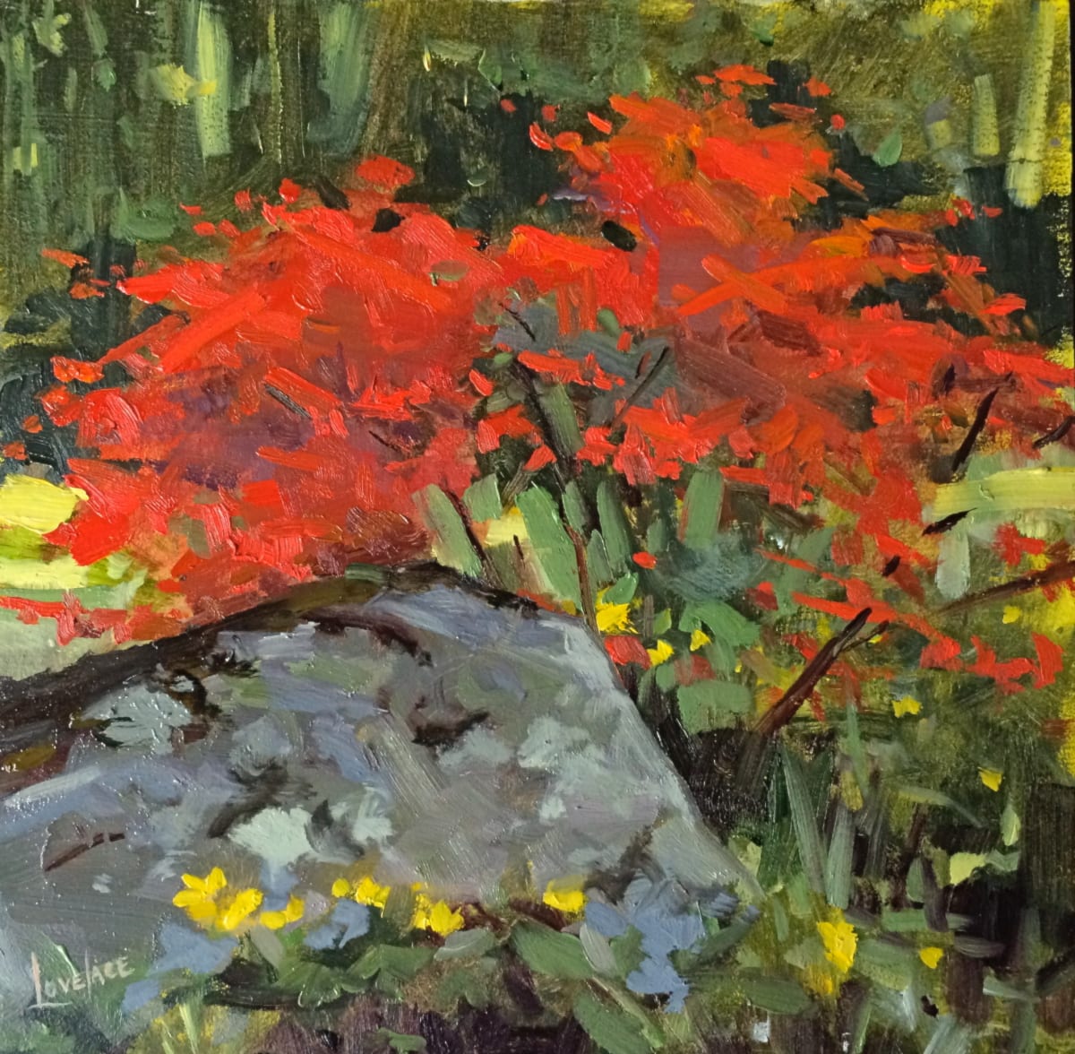 Flame Azalea by Deborah Lovelace Richardson 