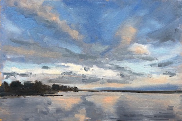 Evening Clouds by Deborah Lovelace Richardson 