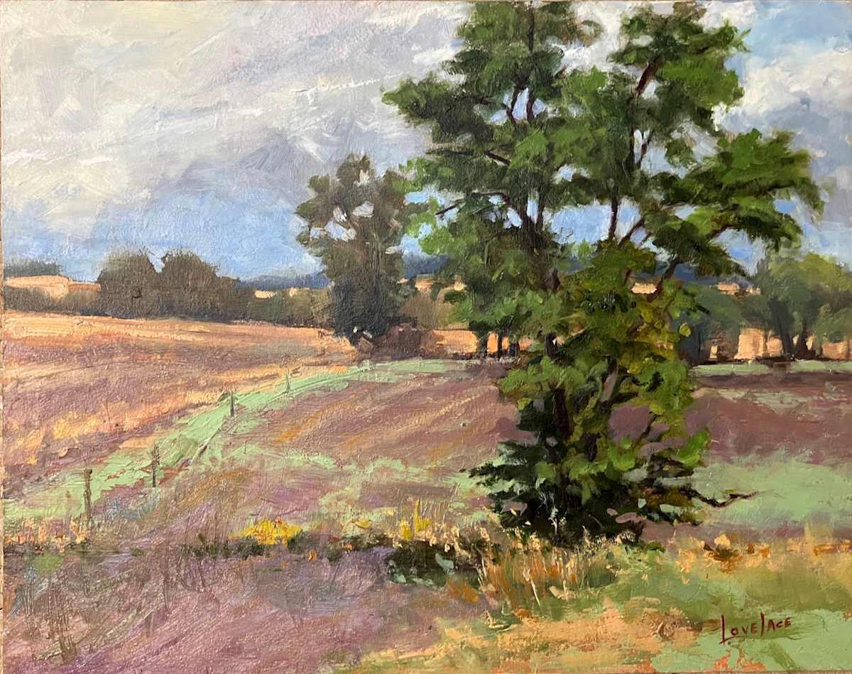 Urbana Farm Field by Deborah Lovelace Richardson 