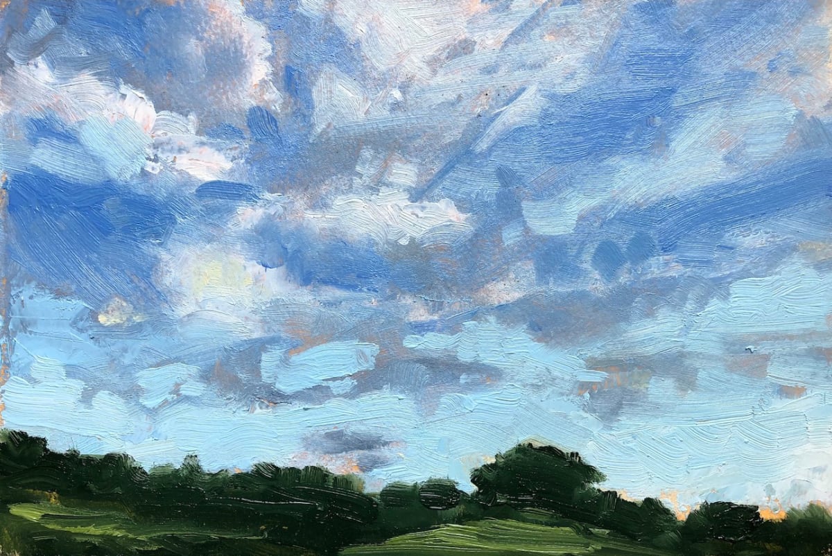 Clouds Over Mear's Cove #2 by Deborah Lovelace Richardson 