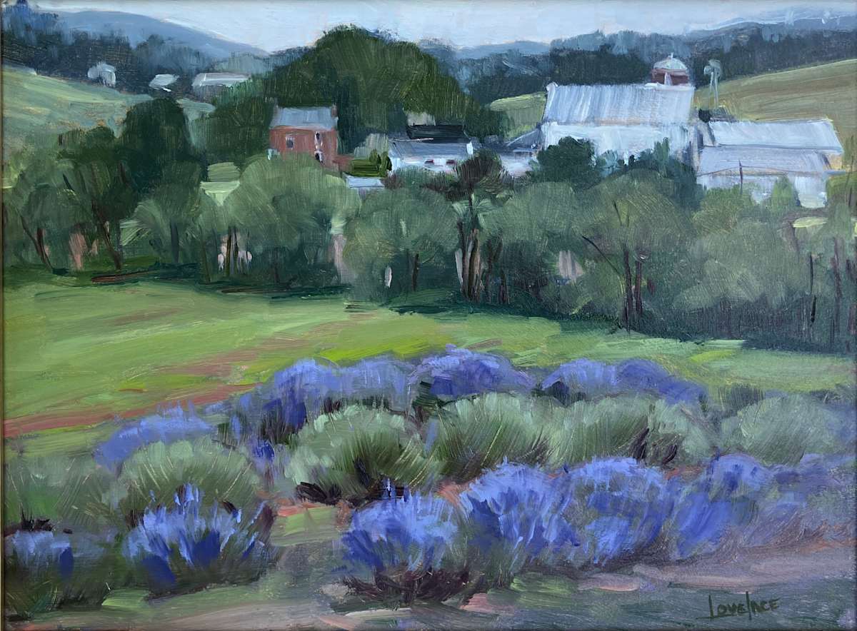 Springfield Manor Lavender Field by Deborah Lovelace Richardson, Image 3.