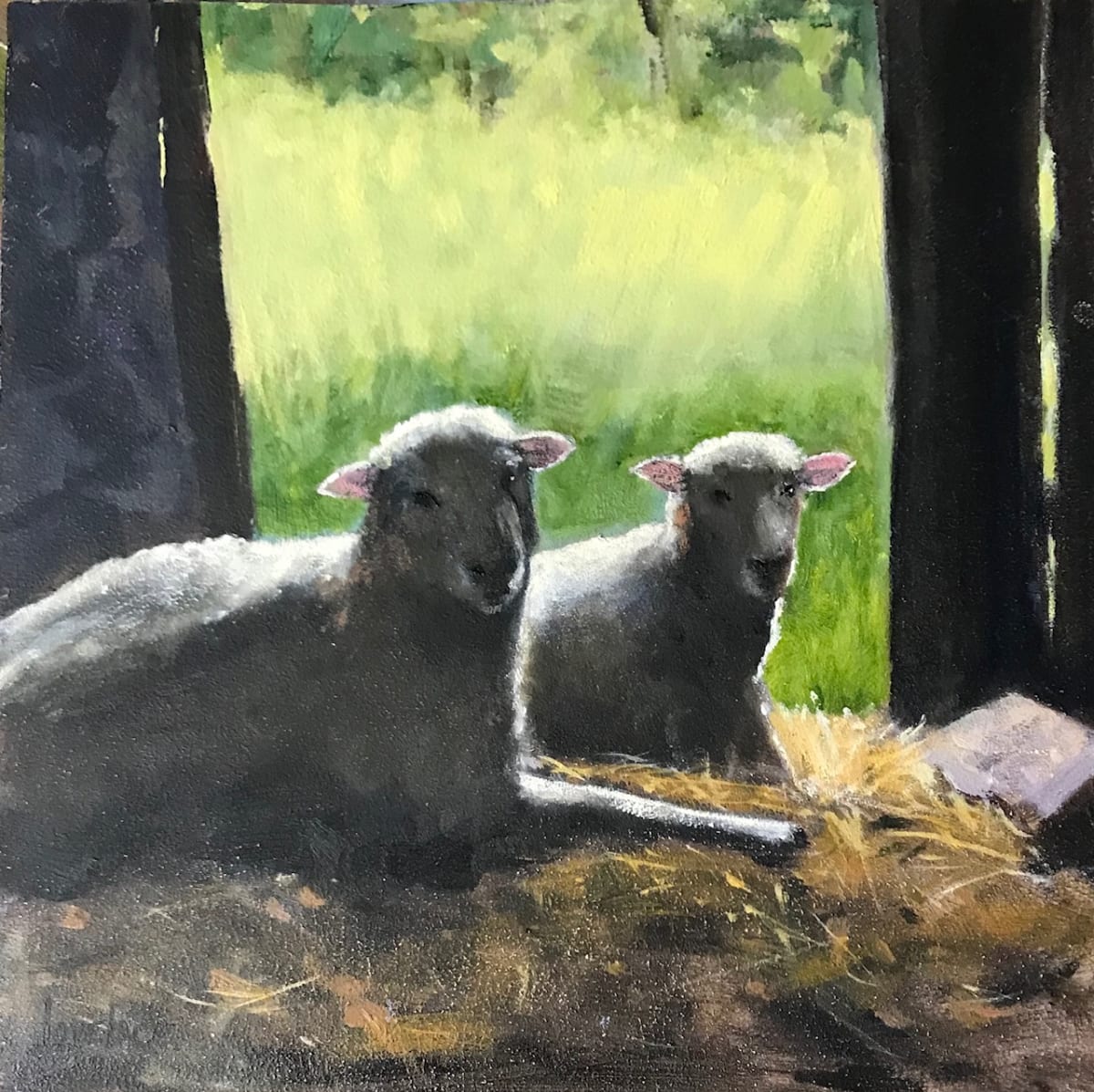 Sheep at Rest by Deborah Lovelace Richardson, Image 1.