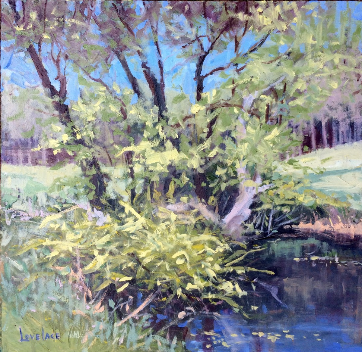 Spring Trees by Deborah Lovelace Richardson 