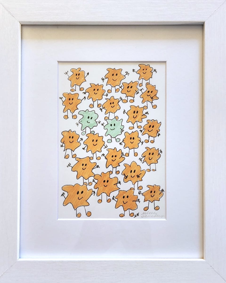 Emotional Support on a Crowdy Day by Eileen Saunders 