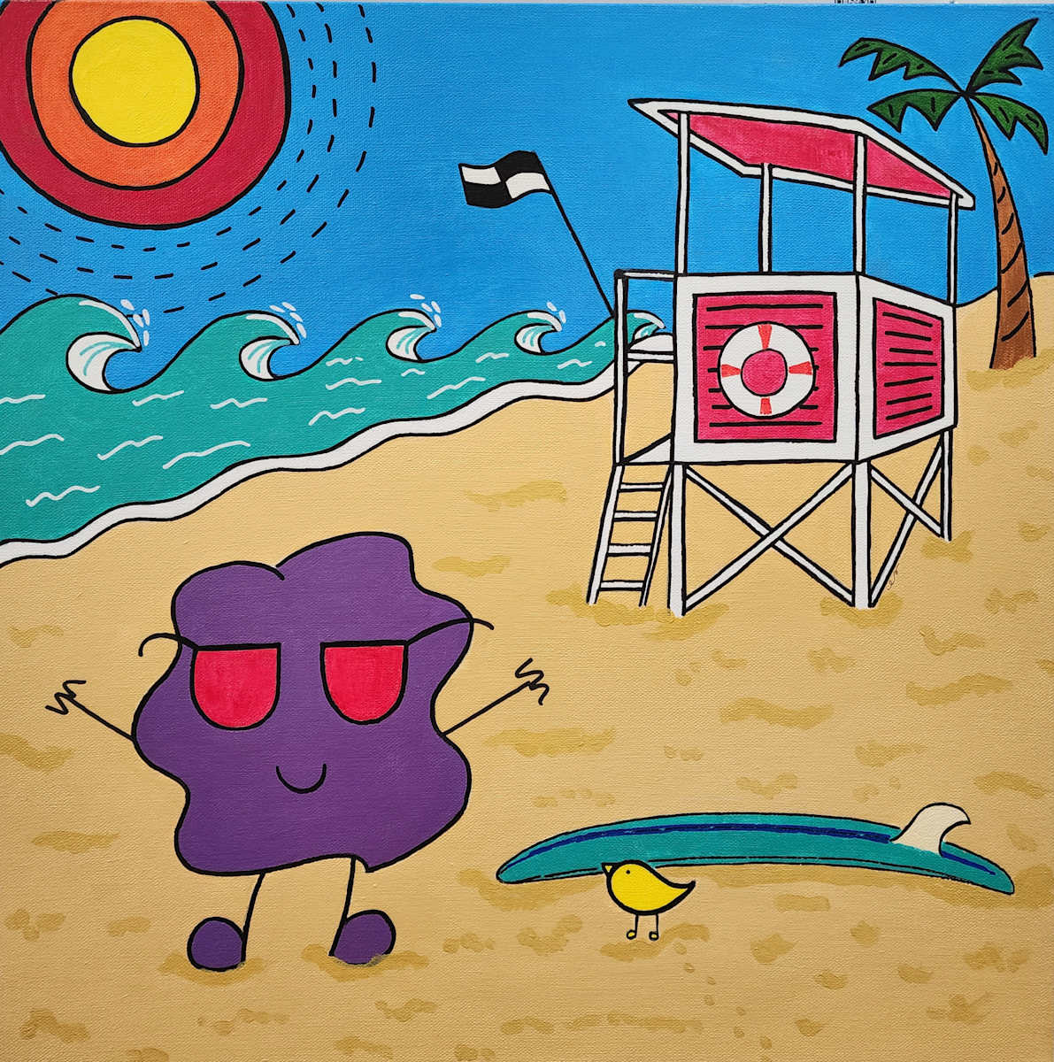 Surf's Up by Eileen Saunders 