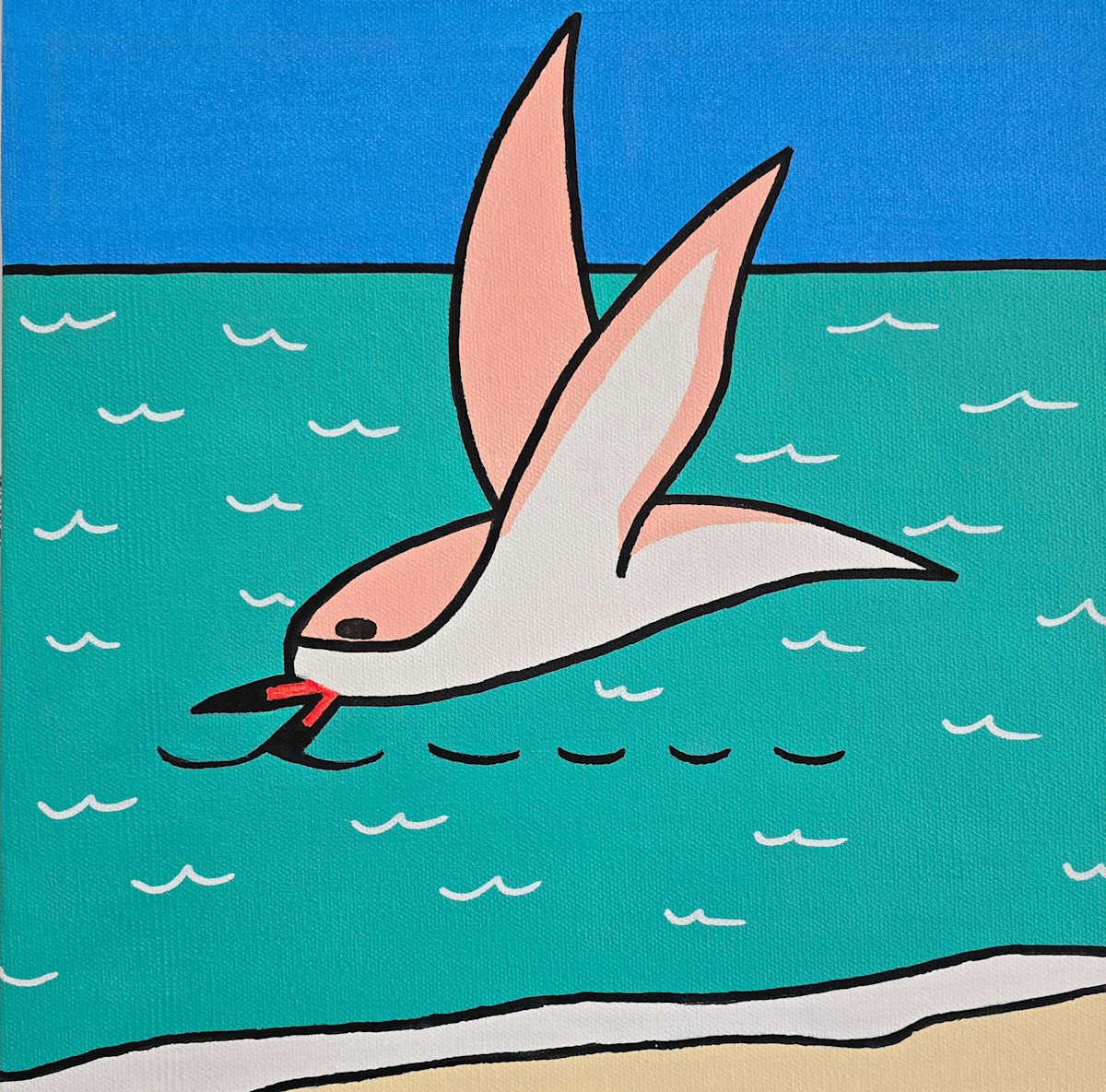 Black Skimmer 1 by Eileen Saunders 