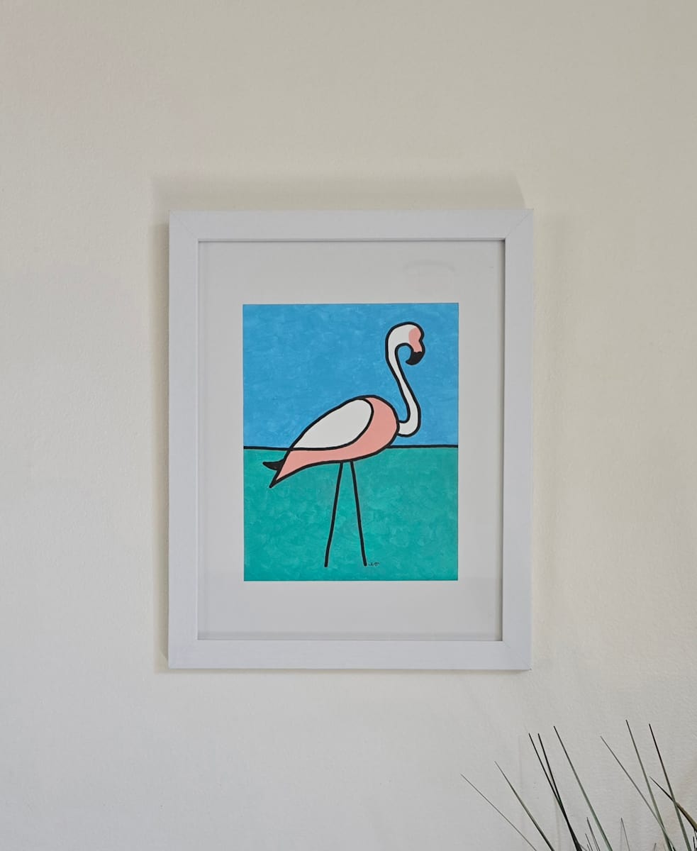 Lady Flamingo by Eileen Saunders 