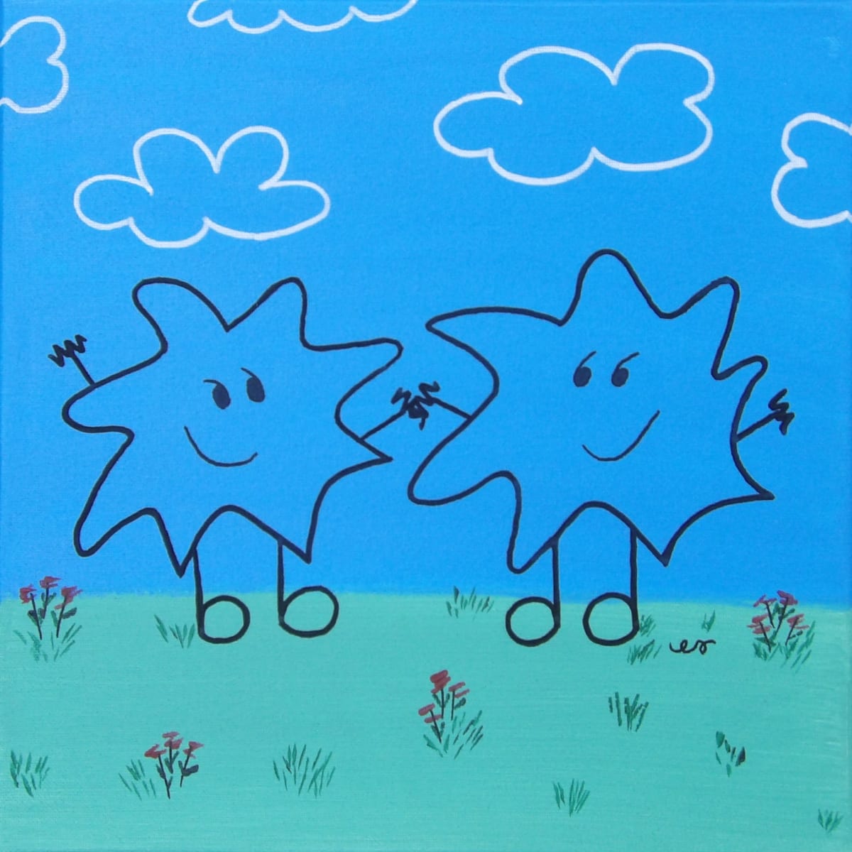 Smile 2 Blue Skies by Eileen Saunders 