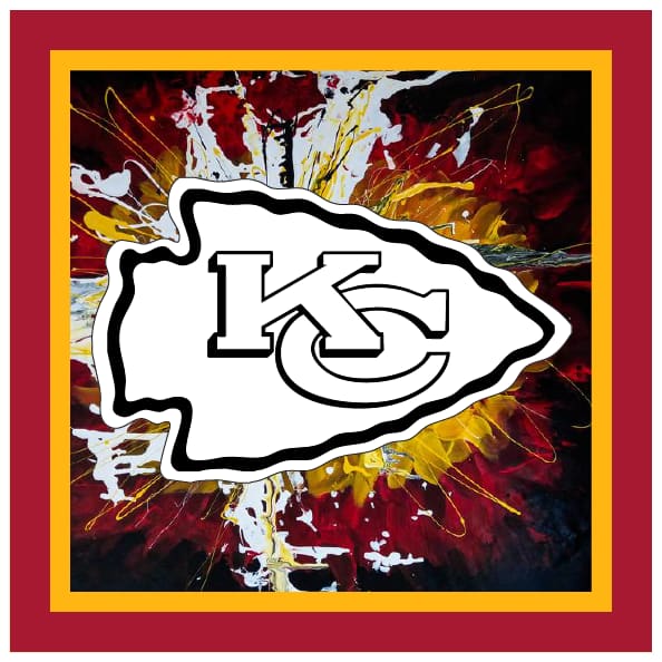 Kansas City Chiefs: “Kingdom Burst” B.O.X. by JD Hecht  Image: Illustrator Design Sampler