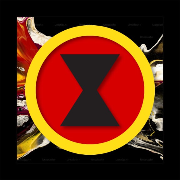 Black Widow “Shadow’s Hourglass” B.O.X. by JD Hecht  Image: Illustrator Design Sample