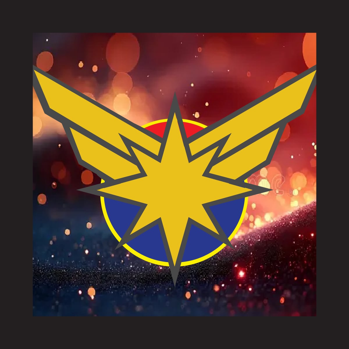 Captain Marvel - Binary Radiance by JD Hecht  Image: Illustrator Design Samples