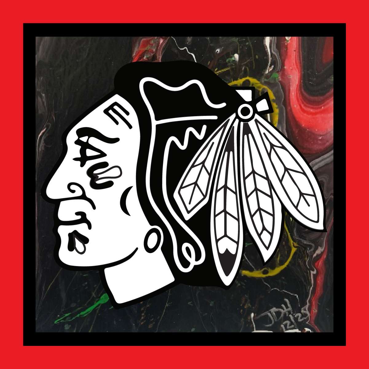 Chicago Blackhawks - FORGE B.O.X. by JD Hecht | Creatively Cutz Studio, Image 1.