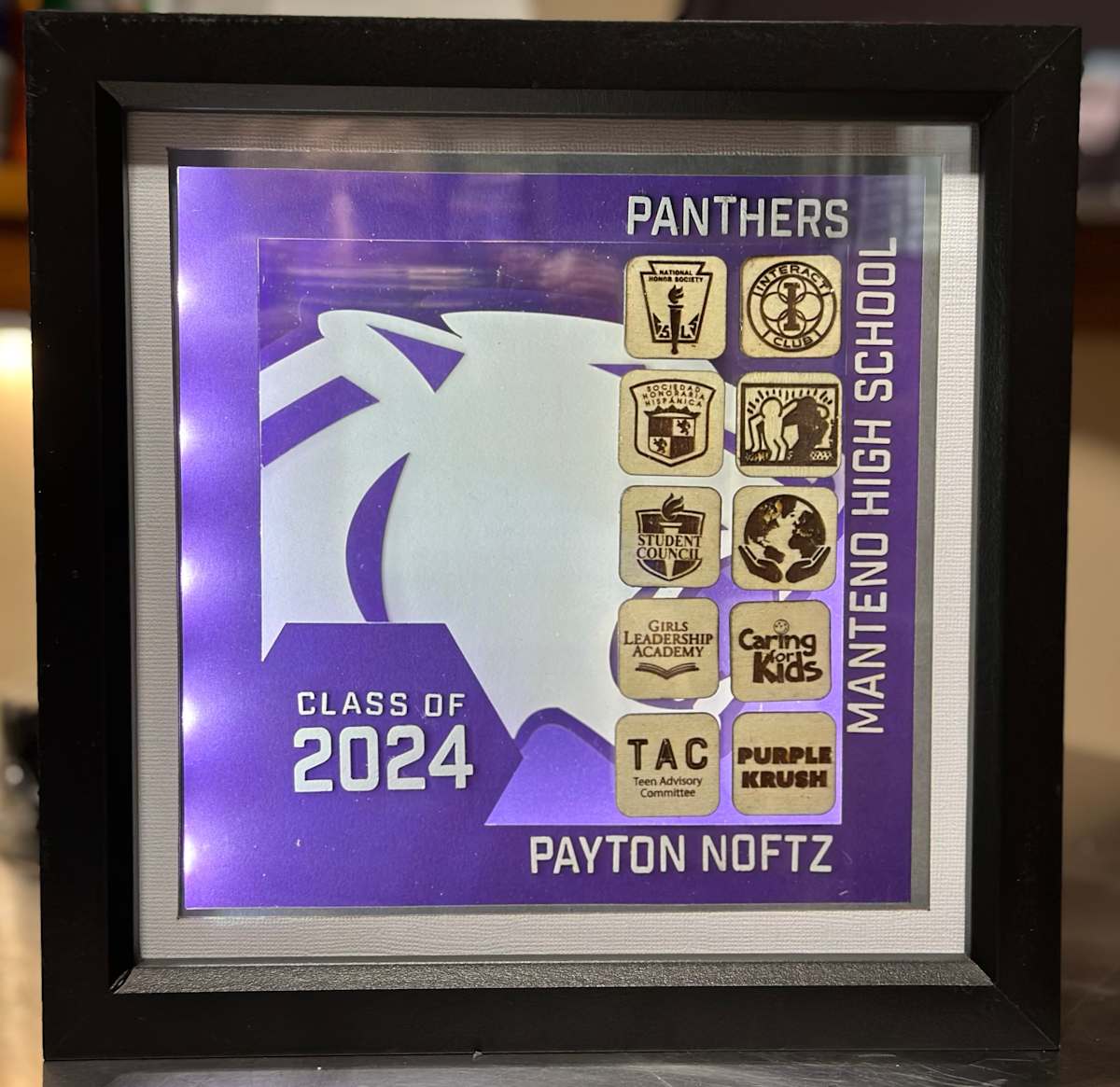 Graduation Keepsake - Manteno Panthers #1 by JD Hecht