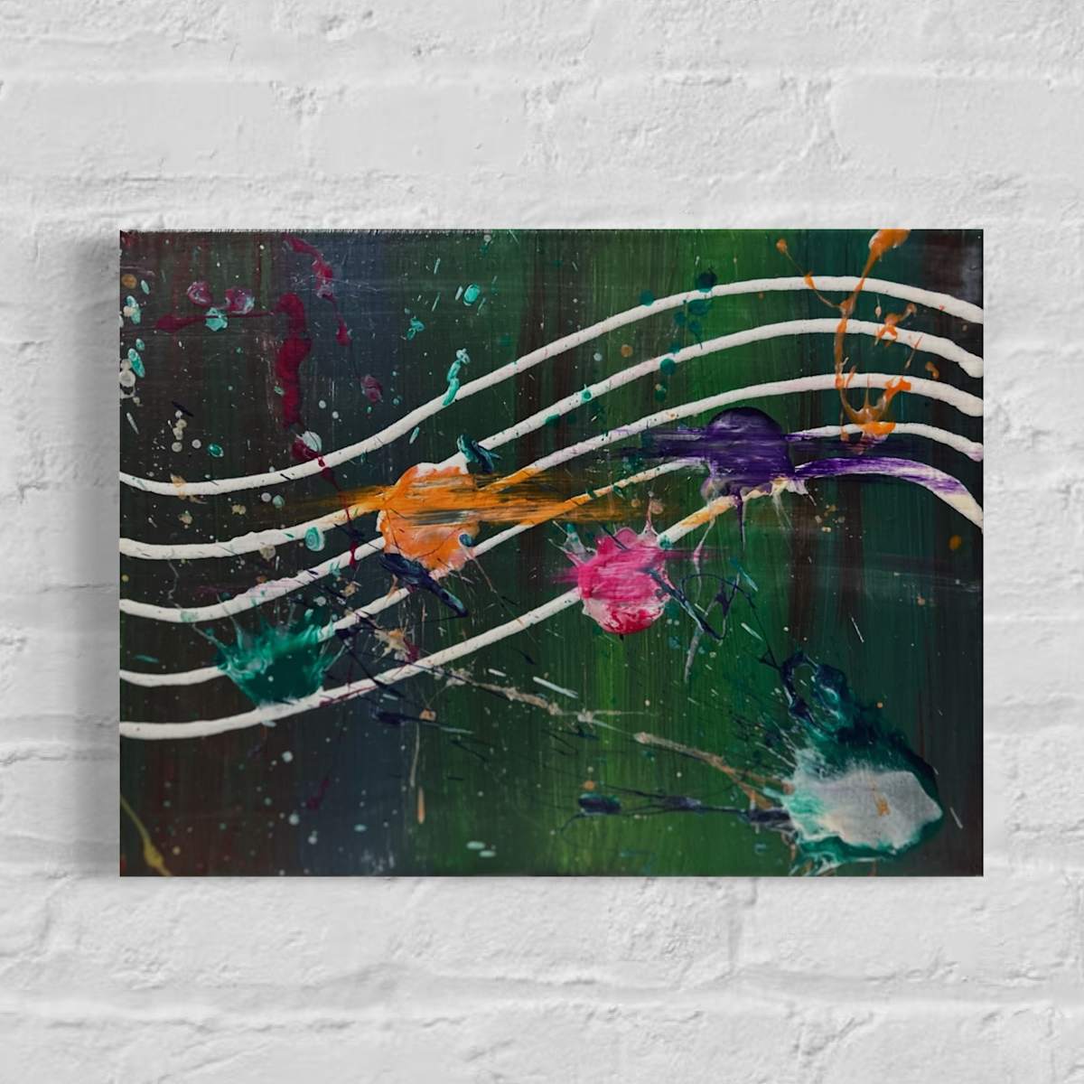 Painted Melodies by JD Hecht  Image: Painted Melody (White Brick)