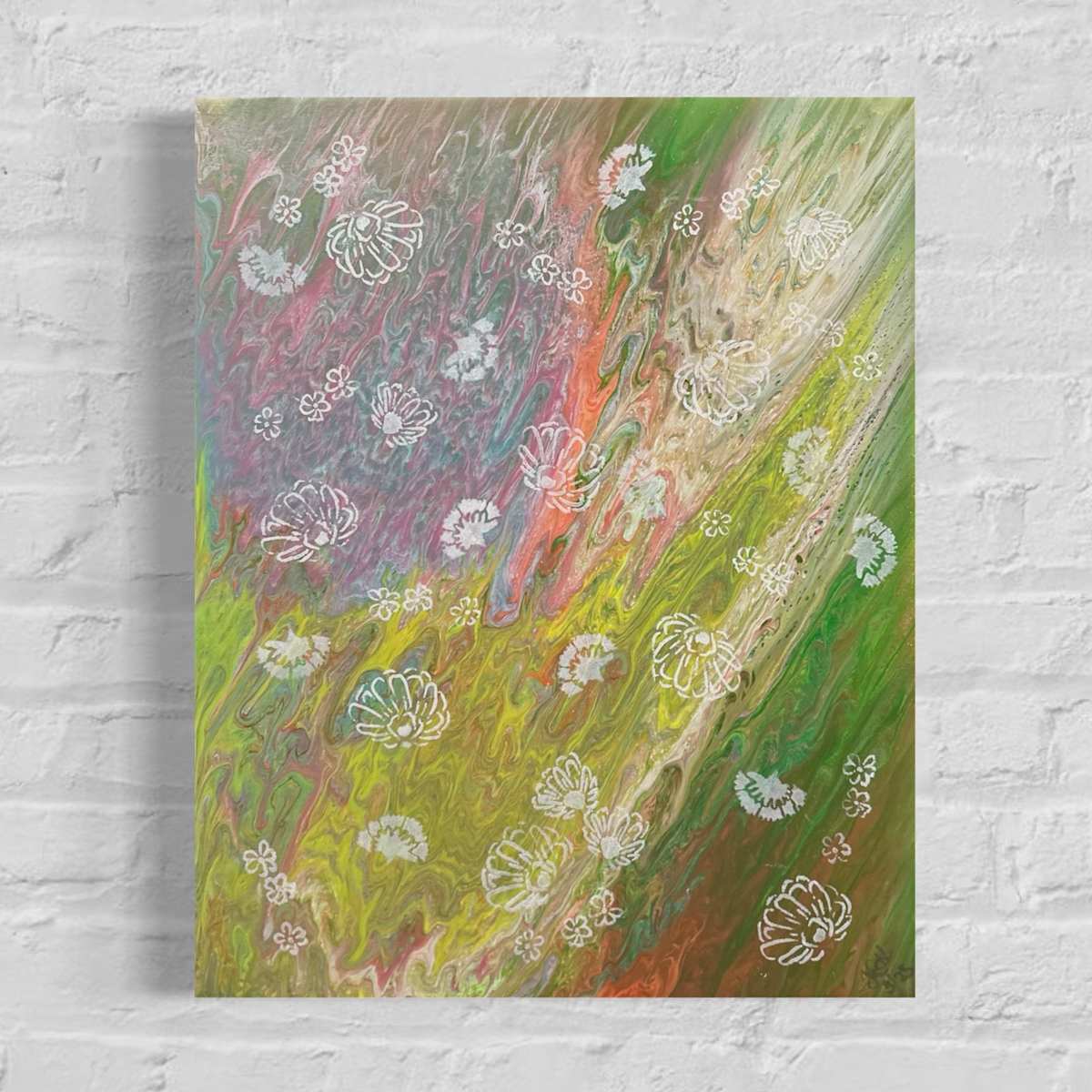 Petals in the Breeze by JD Hecht  Image: Petals in the Breeze (White Brick)