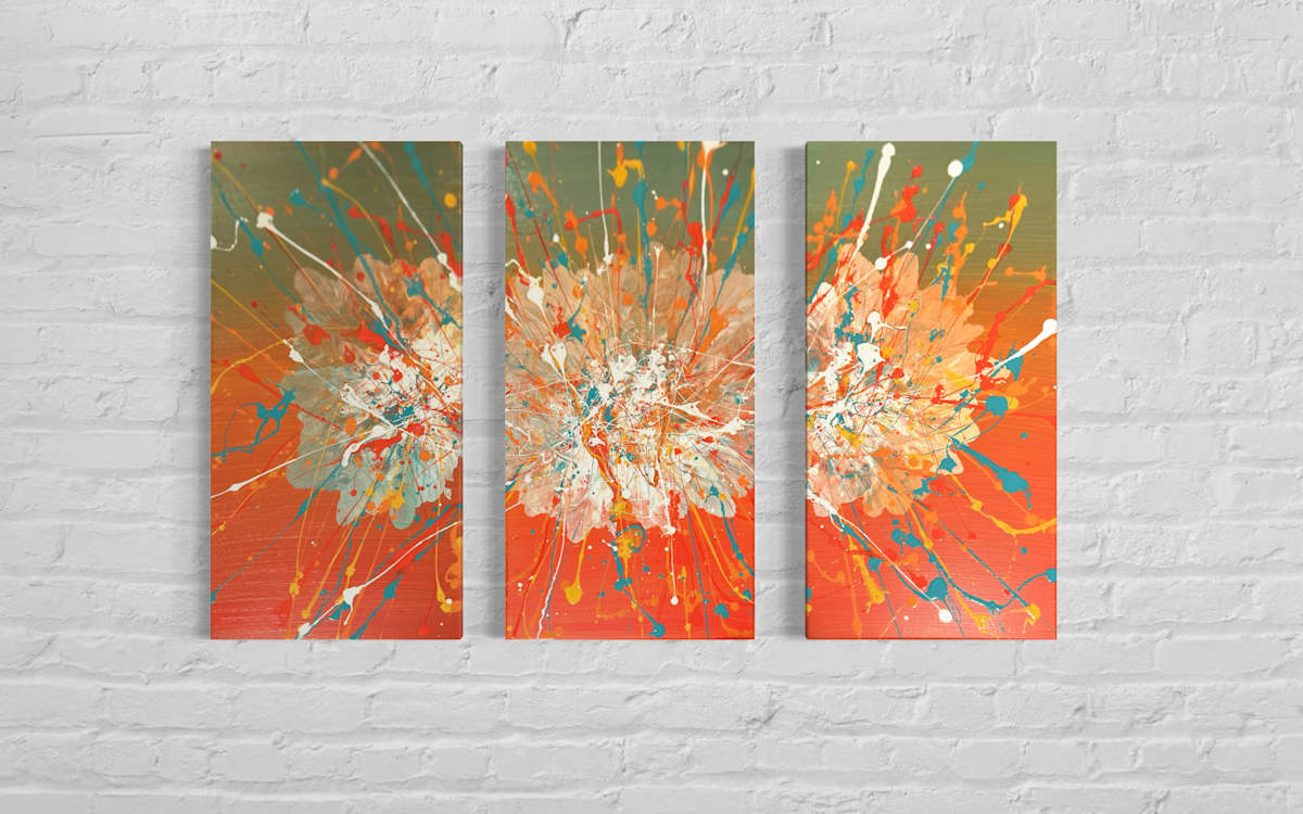 Symphony of Splatter and Light by JD Hecht  Image: Symphony of Splatter and Light (White Brick)