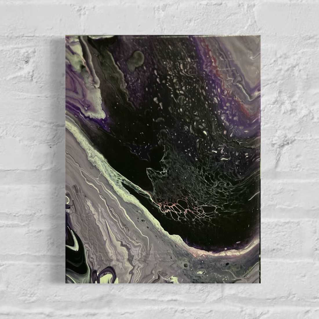 Nebulae Whisper in Violet Hush by JD Hecht  Image: Nebulae Whisper in Violet Hush (White Brick)