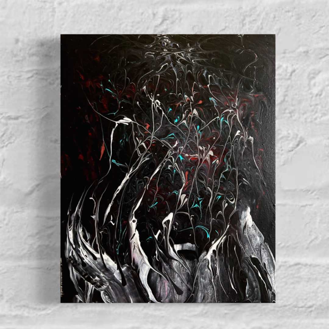 Purging the Storm from Within by JD Hecht  Image: Purging the Storm from Within (White Brick)