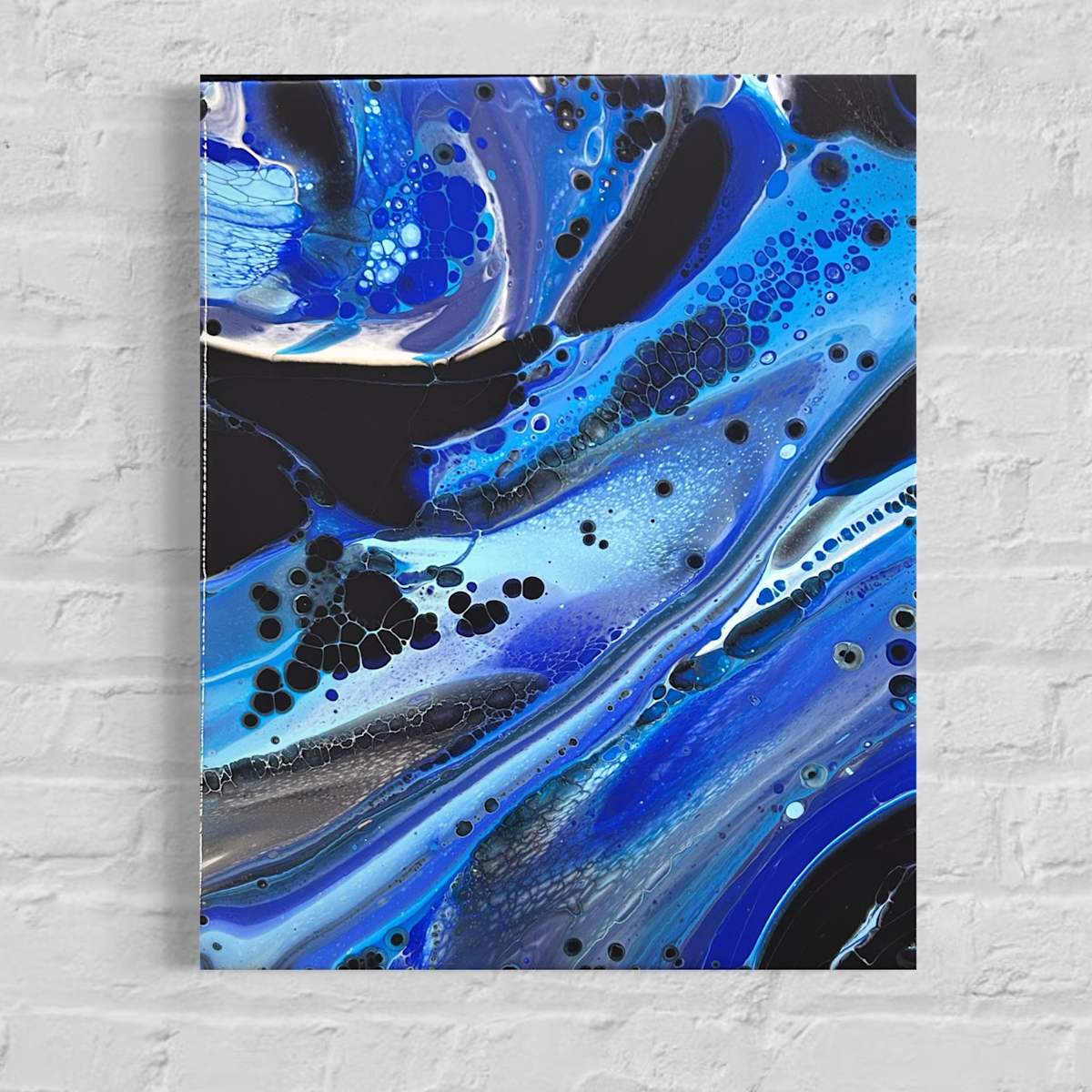 Midnight Pulse on Blue Canvas (The) by JD Hecht | Creatively Cutz Studio, Image 1.