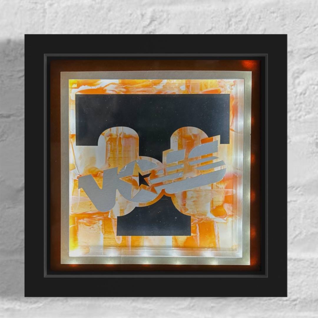 Checkerboard Pride - Tennessee Vols by JD Hecht 