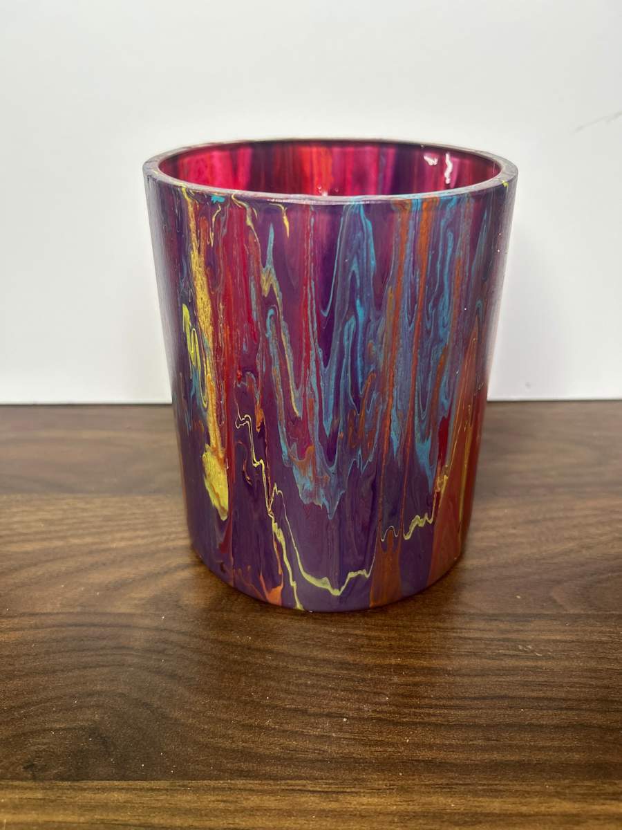 Colorstorm Vase by JD Hecht | Creatively Cutz Studio, Image 3.