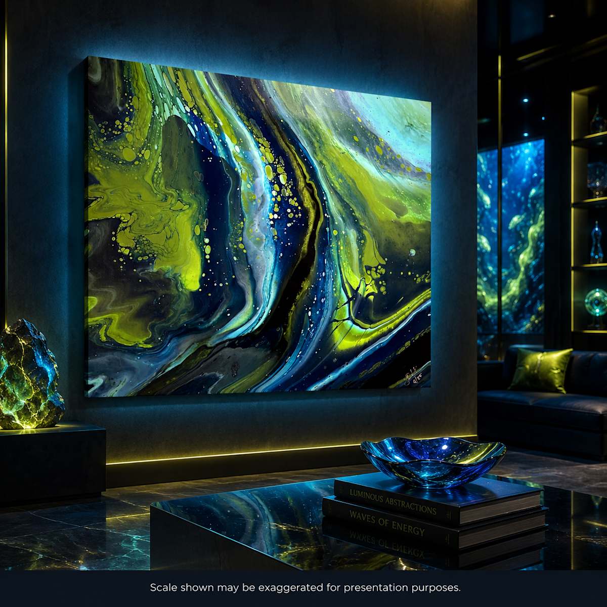 Lumesurge | 20 x 24 x 1 in | Abstract Painting by JD Hecht | Creatively Cutz Studio, Image 1.