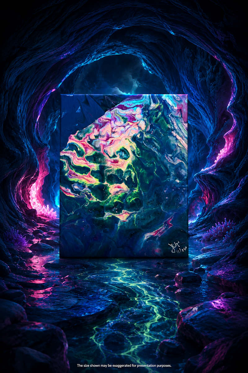 Neon Tides by JD Hecht | Creatively Cutz Studio, Image 1.