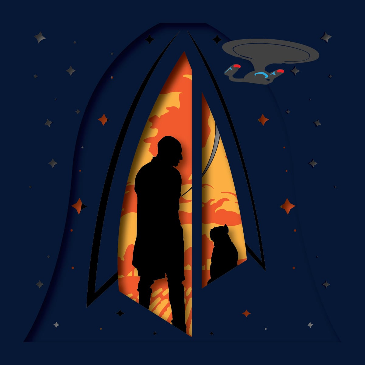 Piccard Star Trek BOX by JD Hecht 