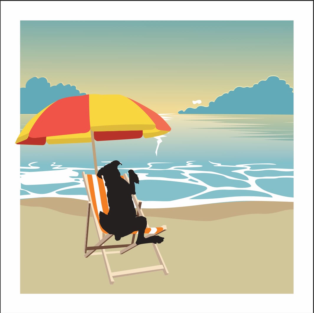 Wrigley Beach Comer BOX by JD Hecht 