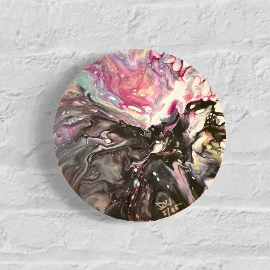 Chromatic Currents: Pink Black by JD Hecht 